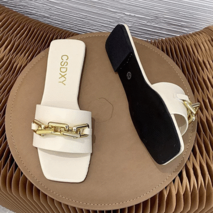 Summer new style one-line metal chain outdoor wear fashion