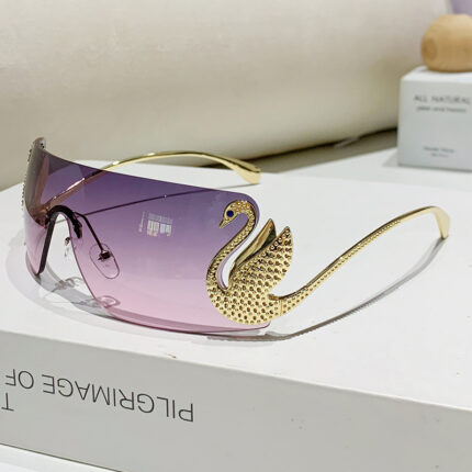 one-piece sunglasses Y2K